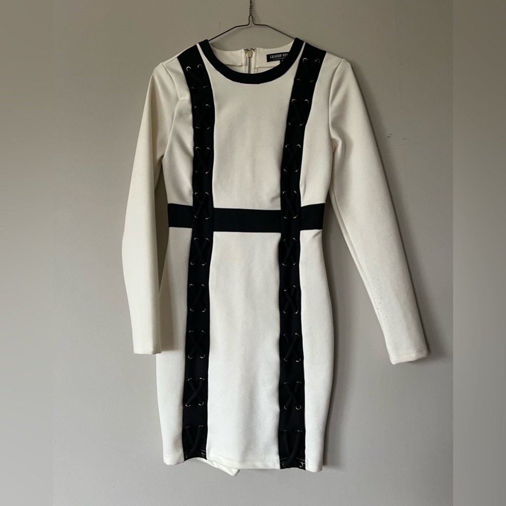 Fashion Nova Bodycon white dress